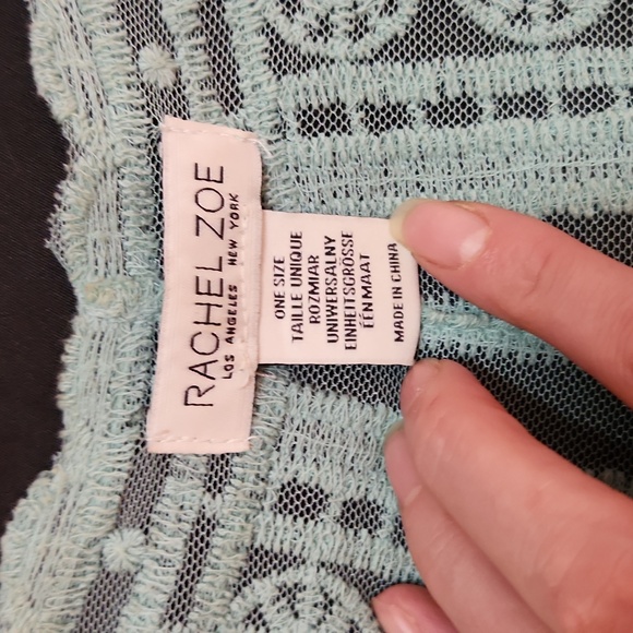 Rachel Zoe seafoam green sheer duster - Picture 6 of 9